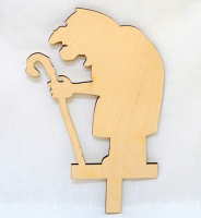 Персонаж для теневого театра "Баба Яга" - fgospostavki.ru - Нижневартовск