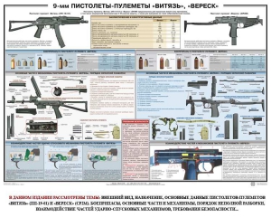 Плакат "9-мм пистолеты-пулеметы «Витязь», «Вереск»" - fgospostavki.ru - Нижневартовск