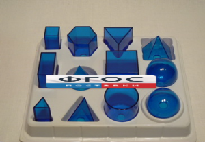 Набор прозрачных геометрических тел разборный (12 предметов) малый - fgospostavki.ru - Нижневартовск