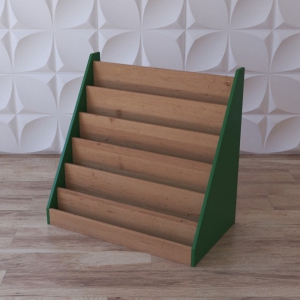 Стеллаж-витрина для книг "Познавательная горка" - fgospostavki.ru - Нижневартовск