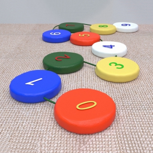 Игровой набор Цифры-шагайка - fgospostavki.ru - Нижневартовск