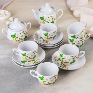 Сервиз чайный на 6 персон - fgospostavki.ru - Нижневартовск