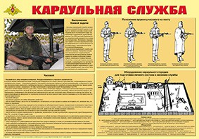 Плакат "Караульная служба" - fgospostavki.ru - Нижневартовск