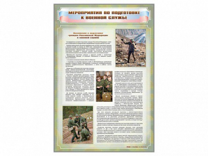 Стенд "Мероприятия обязательной подготовки граждан к военной службе" - fgospostavki.ru - Нижневартовск