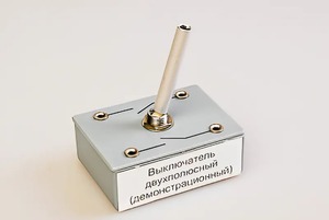 Выключатель двухполюсный (демонстрационный) - fgospostavki.ru - Нижневартовск