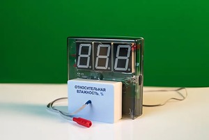 Датчик влажности воздуха с независимой индикацией (гигрометр демонстрационный) - fgospostavki.ru - Нижневартовск