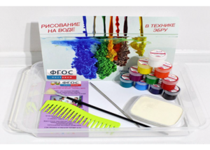 Набор для рисования "Эбру в десятку" - fgospostavki.ru - Нижневартовск