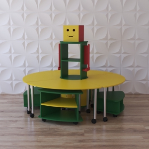 Модульный стеллаж "Весёлый робот" - fgospostavki.ru - Нижневартовск