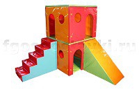 Домик игровой двухэтажный (комплект) - fgospostavki.ru - Нижневартовск
