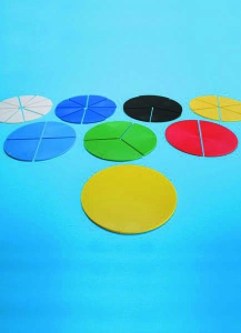 Набор пластин для представления дробей в виде кругов - fgospostavki.ru - Нижневартовск