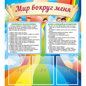 Стенд "Мир вокруг меня" - fgospostavki.ru - Нижневартовск