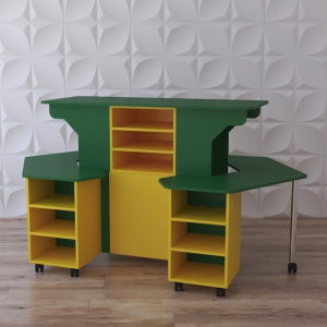 Модульный стеллаж "Весёлые занятия" - fgospostavki.ru - Нижневартовск