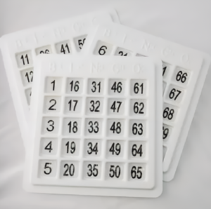 Доска для игры "Бинго" для слабовидящих - fgospostavki.ru - Нижневартовск