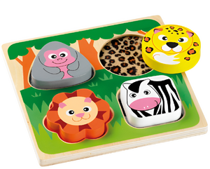 Тактильные пазлы "Сафари" - fgospostavki.ru - Нижневартовск