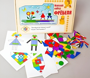 Игровой набор Фребеля "Конструктор плоскостной-4" (Серия "Эксперимент") - fgospostavki.ru - Нижневартовск