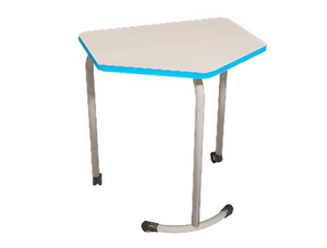 Стол мобильный модульный трапециевидный FLEXY с антивандальной кромкой - fgospostavki.ru - Нижневартовск
