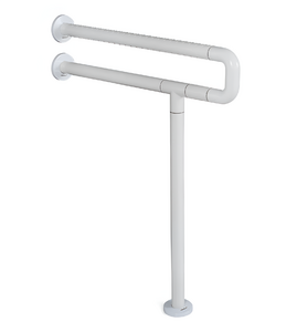 Поручень напольно-настенный с антибактериальным покрытием (белый) - fgospostavki.ru - Нижневартовск