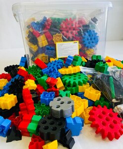 Конструктор STEM "Шестеренки" 400 деталей - fgospostavki.ru - Нижневартовск