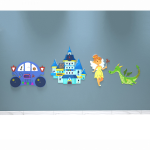 Комплект бизибордов «В сказочном королевстве» 4 в 1 - fgospostavki.ru - Нижневартовск