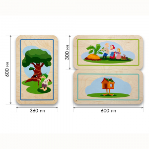 Набор стеновых панелей «Мир сказки - У Лукоморья» - fgospostavki.ru - Нижневартовск