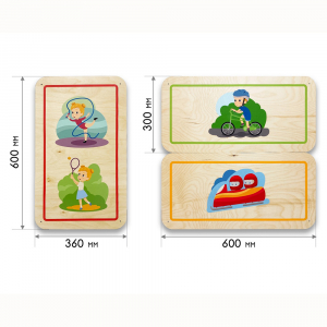 Набор стеновых панелей «Спорт - Движение-жизнь» - fgospostavki.ru - Нижневартовск