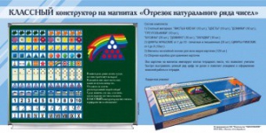 Отрезок натурального ряда чисел. Классный конструктор на магнитах - fgospostavki.ru - Нижневартовск