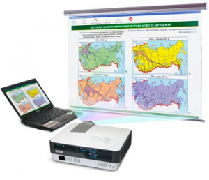 Диск с электронными плакатами, презентациями (электронный учебник) по геoграфии "Природа и население России" 93 темы - fgospostavki.ru - Нижневартовск