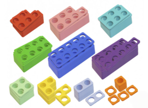 Нумирошка. Набор цветных пластиковых форм 100 шт. по методике Нумикон - fgospostavki.ru - Нижневартовск