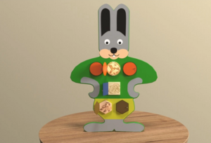 Бизиборд «Серый заинька» - fgospostavki.ru - Нижневартовск