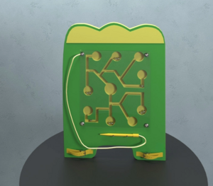 Бизиборд «Зеленый лабиринт» - fgospostavki.ru - Нижневартовск