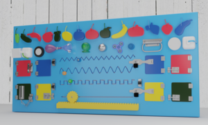 Бизиборд «Фрукты и овощи» - fgospostavki.ru - Нижневартовск