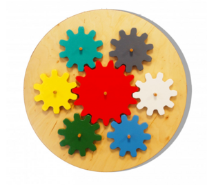 Бизиборд «Цветные шестеренки» - fgospostavki.ru - Нижневартовск