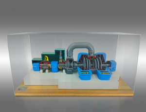 Наглядный макет "Разрез паровой турбины ТЭЦ" - fgospostavki.ru - Нижневартовск