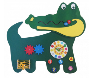 Бизиборд «Зеленый крокодил» - fgospostavki.ru - Нижневартовск