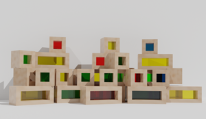 Детский развивающий набор из разноцветных элементов - fgospostavki.ru - Нижневартовск