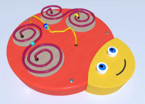 Настенный игровой элемент в виде головы гусеницы - fgospostavki.ru - Нижневартовск