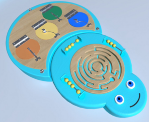 Настенный игровой элемент «Гусеница» - fgospostavki.ru - Нижневартовск