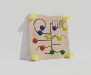 Тактильно-развивающая панель с лабиринтами - fgospostavki.ru - Нижневартовск