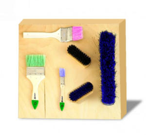 Тактильно-развивающая панель с мягкими кисточками - fgospostavki.ru - Нижневартовск