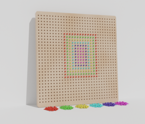 Тактильно-развивающая панель «Радужная мозаика» - fgospostavki.ru - Нижневартовск