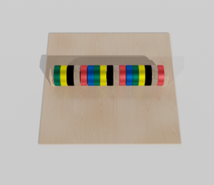 Тактильно-развивающая панель с разноцветными кругами - fgospostavki.ru - Нижневартовск