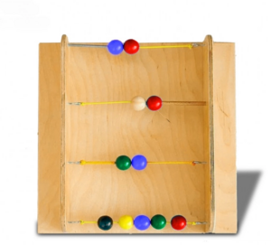 Тактильно-развивающая панель с текстурами и радужными шариками - fgospostavki.ru - Нижневартовск