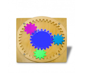 Тактильно-развивающая панель «Цветные шестеренки» - fgospostavki.ru - Нижневартовск