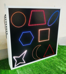 Панель интерактивная со светящимися цветными фигурами - fgospostavki.ru - Нижневартовск