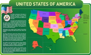 Стенд "United States Of America" - fgospostavki.ru - Нижневартовск