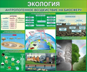 Стенд "Экология. Антропогенное воздействие на биосферу" - fgospostavki.ru - Нижневартовск