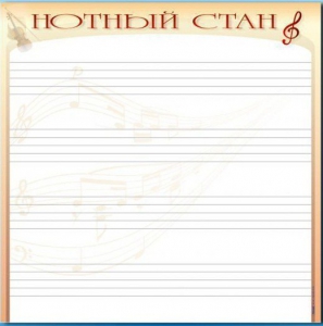 Доска магнитно-маркерная "Нотный стан" - fgospostavki.ru - Нижневартовск