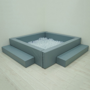 Сухой бассейн с шариками и RGB-подсветкой 190х190 см - fgospostavki.ru - Нижневартовск