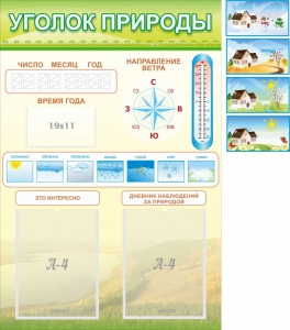 Стенд "Уголок природы" Вариант 2 - fgospostavki.ru - Нижневартовск