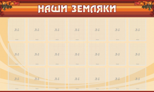 Стенд "Наши земляки" - fgospostavki.ru - Нижневартовск